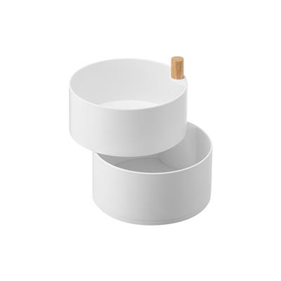 Tosca 2 Raflı Beyaz Mücevher Kutusu