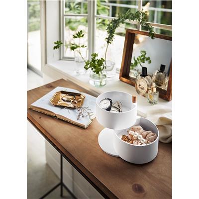 Tosca 2 Raflı Beyaz Mücevher Kutusu