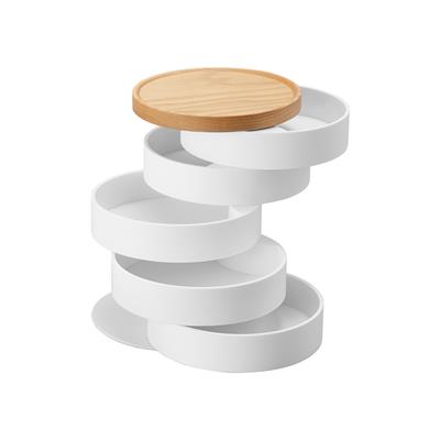 Tosca 5 Raflı Beyaz Mücevher Kutusu