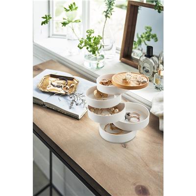 Tosca 5 Raflı Beyaz Mücevher Kutusu