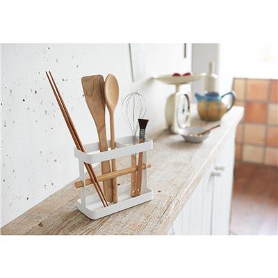 Toskana Beyaz Kepçe Ve Kaşık Standı