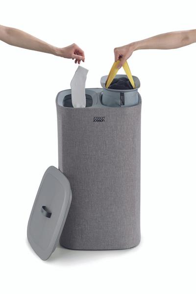 Tota 60 L Çamaşır Ayırma Sepeti Gri