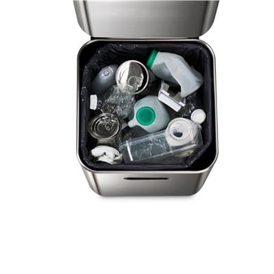 Totem Çöp Kovası 40 Litre Paslanmaz Çelik