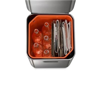 Totem Çöp Kovası 40 Litre Paslanmaz Çelik