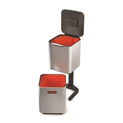 Totem Çöp Kovası 40 Litre Paslanmaz Çelik