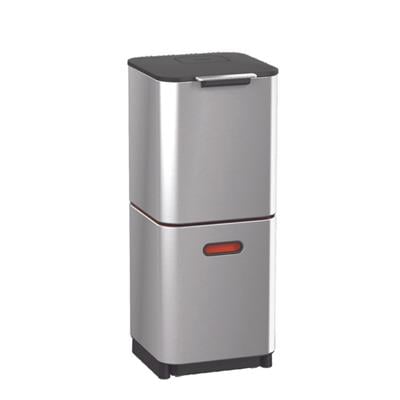 Totem Çöp Kovası 40 Litre Paslanmaz Çelik