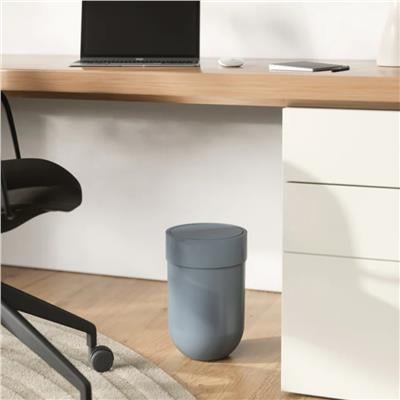 Touch Can Çöp Kutusu Gri Mavi 6 L