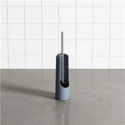 Touch Klozet Fırçası Gri Mavi 43x9 cm