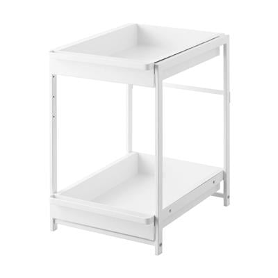 Tower 2 Katlı Sürgülü Lavabo Altı Düzenleyici Beyaz Renk