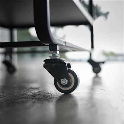 Tower 3 Katlı Kulplu Mutfak Arabası Siyah 81,5 cm