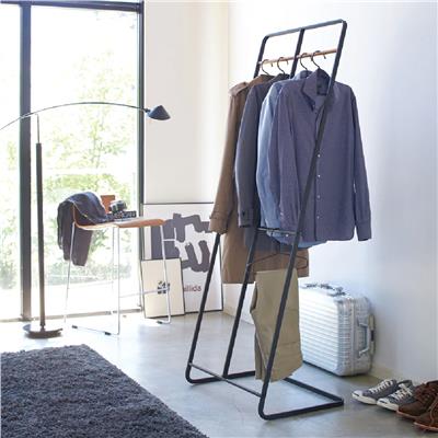 Tower Ayaklı Askılık Çelik Siyah Y: 163 cm