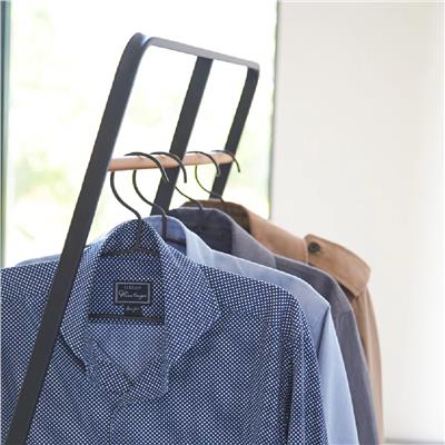 Tower Ayaklı Askılık Çelik Siyah Y: 163 cm