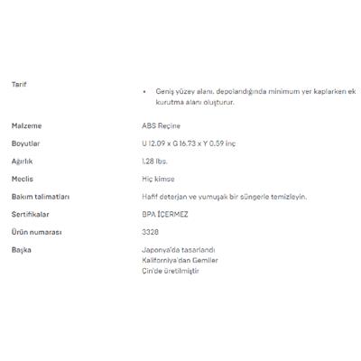 Tower Bardak Ve Kupa Süzgeç Kurutmalık Siyah