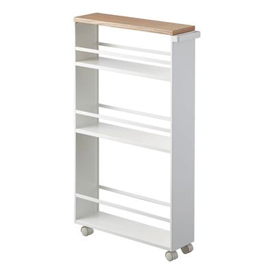 Tower Tekerlekli Beyaz Kiler Y: 80,5 cm