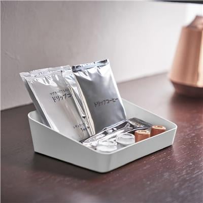 Tower Buklet Tepsisi Geniş Beyaz