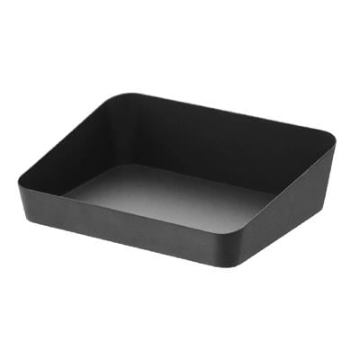 Tower Buklet Tepsisi Geniş Siyah