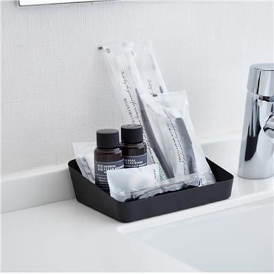 Tower Buklet Tepsisi Geniş Siyah