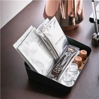 Tower Buklet Tepsisi Geniş Siyah