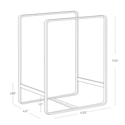 Tower Bulaşık Depolama Rafı Büyük Beyaz