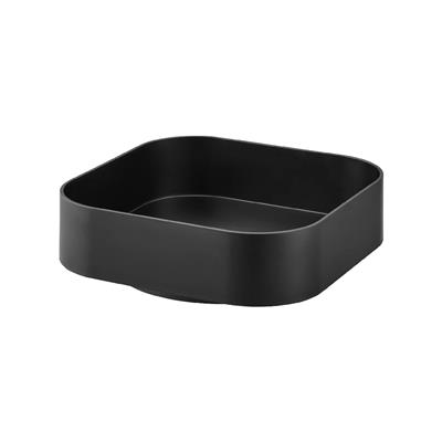 Tower Döner Saklama Kabı, Siyah, Abs Reçine/Silikon