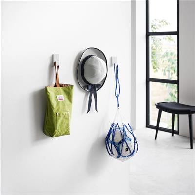 Tower Duvar Kancaları (3Lü Set) Beyaz Renk