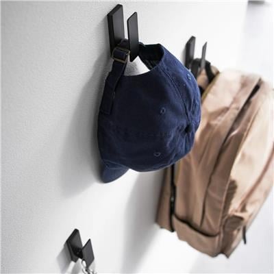 Tower Duvar Kancaları (3Lü Set) Siyah Renk