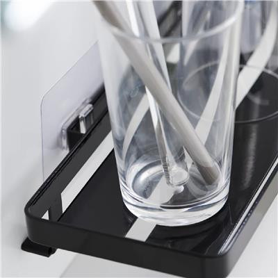 Tower Duvara Monte/Yapışkanlı Kancalı Siyah Hijyenik Tepsi