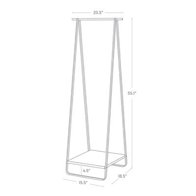 Tower Elbise Askısı Beyaz