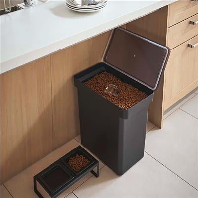 Tower Evcil Hayvan Mama Kabı (12 Kg) Siyah