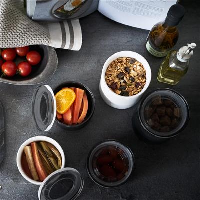 Tower Seramik Kutu L - Siyah 500 ml