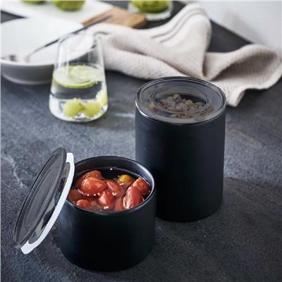 Tower Seramik Kutu L - Siyah 500 ml