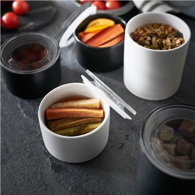 Tower Seramik Kutu S - Siyah 240 ml