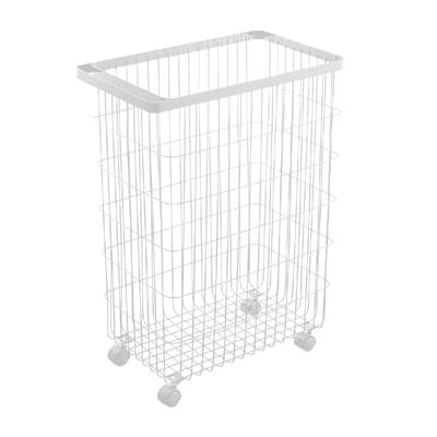 Tower Tekerlekli Çamaşır Sepeti Beyaz 55 Lt