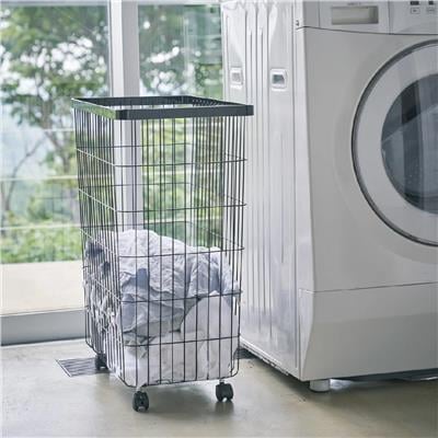 Tower Tekerlekli Çamaşır Sepeti Siyah