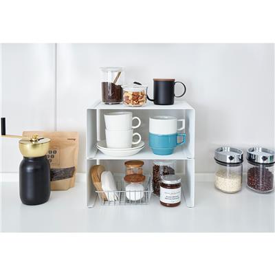 Tower Tezgah Üstü Beyaz Raf