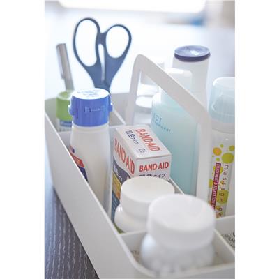 Tower Tezgah Üstü Beyaz Sepet