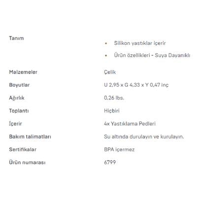 Tower Tezgah Üstü Sabunluk Beyaz