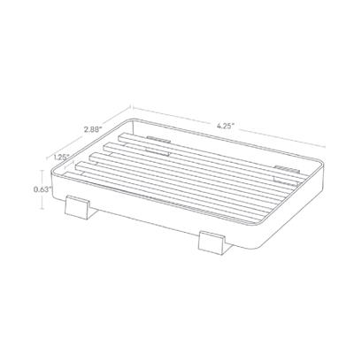 Tower Tezgah Üstü Sabunluk Beyaz