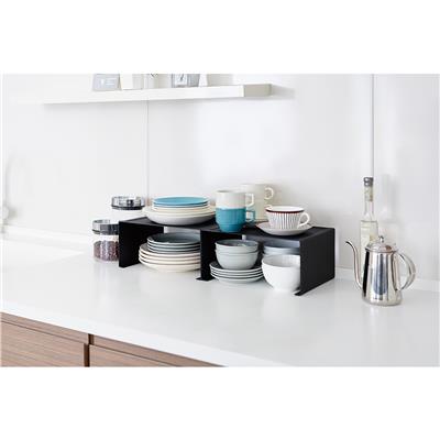 Tower Tezgah Üstü Siyah Raf