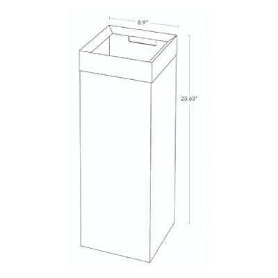 Tower Uzun Çöp Kovası Siyah