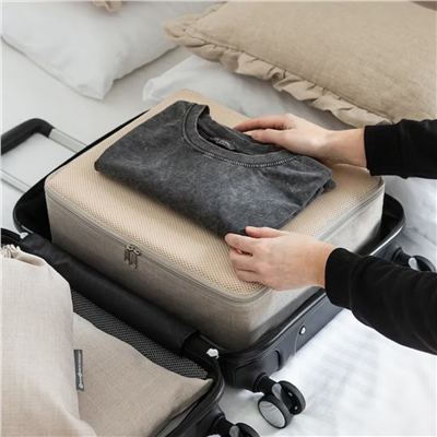 Travel Organizer L Büyük Boy Seyahat Düzenleyici Bej