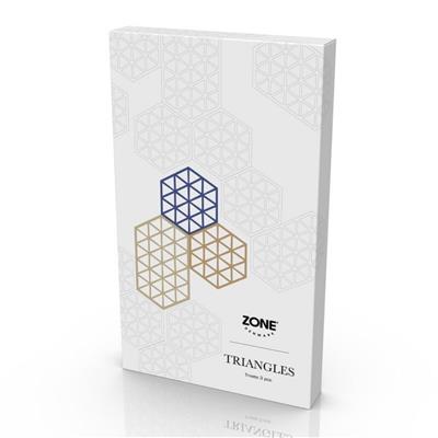 Triangles Tencere Altlığı 3Lü Çok Renkli 16x14x0.9 cm