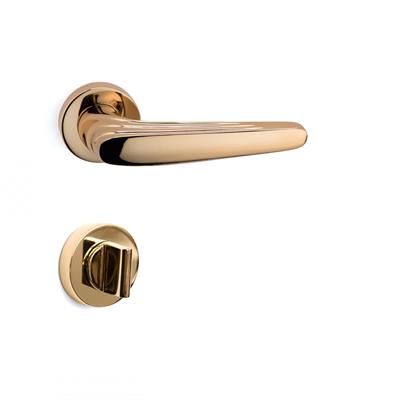 Trıton Rozetli Kapı Kolu Takımı Altın Renk