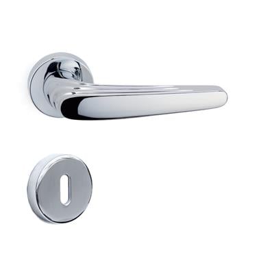 Trıton Rozetli Kapı Kolu Takımı Krom Renk