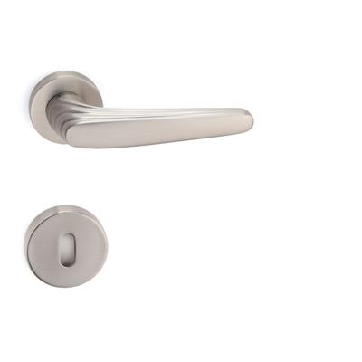 Trıton Rozetli Kapı Kolu Takımı Saten Renk