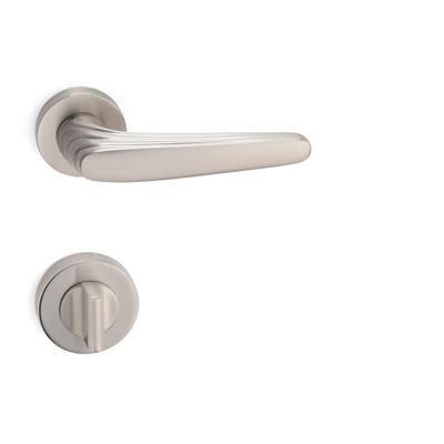 Trıton Rozetli Kapı Kolu Takımı Saten Renk