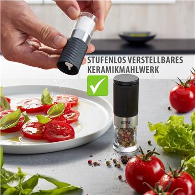 Tusome Tuz Ve Karabiber Değirmeni 2 Adet Siyah Renk