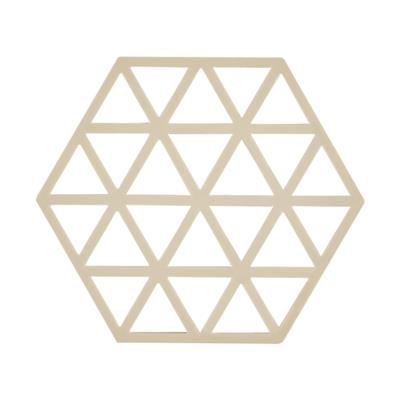 Üçgenler Sehpa Altı Bej 16x14x0.9 cm