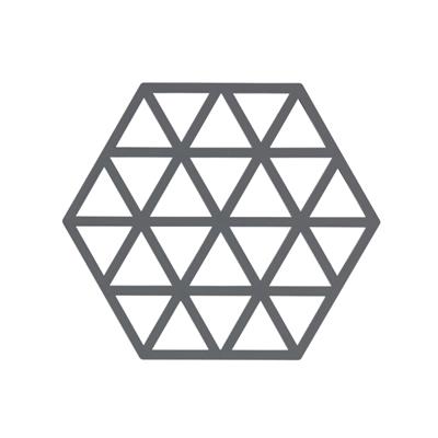 Üçgenler Sehpa Altı Soğuk Gri 16x14x0.9 cm