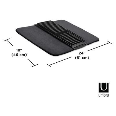 Udry Paspaslı Bulaşık Kurutmalık Siyah